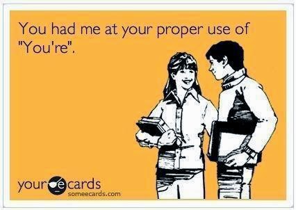 Proper grammar meme
