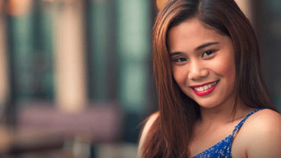 A beautiful filipino woman