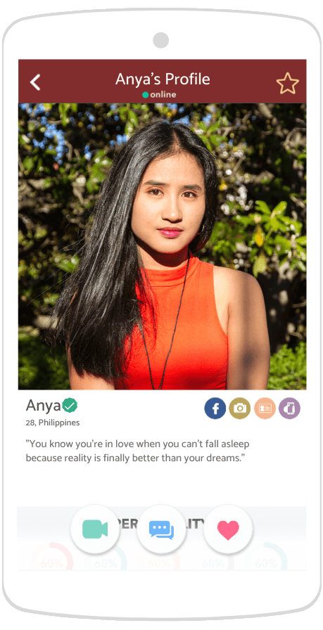 a female profile on TrulyFilipino app