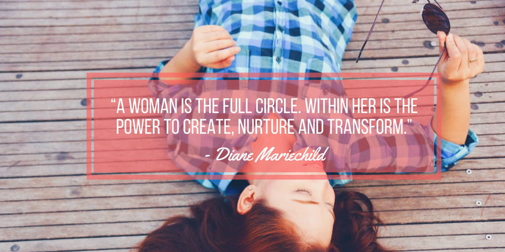 Diane Mariechild quote about strong and independent women